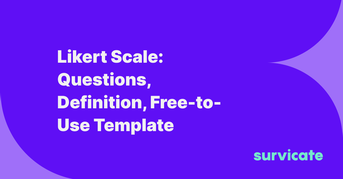 Likert Scale Questions, Definition, FreetoUse Template